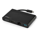 StarTech.com USB C Adapter HDMI and VGA 1xA GbE